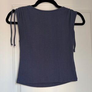 Women's Blue Sleeveless Top